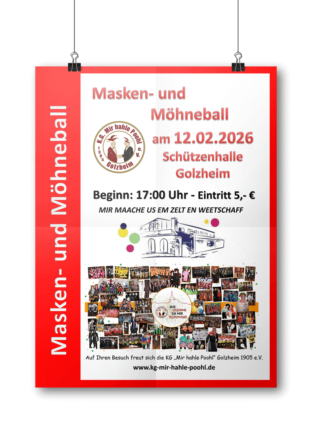 Masken- und Möhneball - KG "Mir hahle Poohl" Golzheim 1905 e.V.