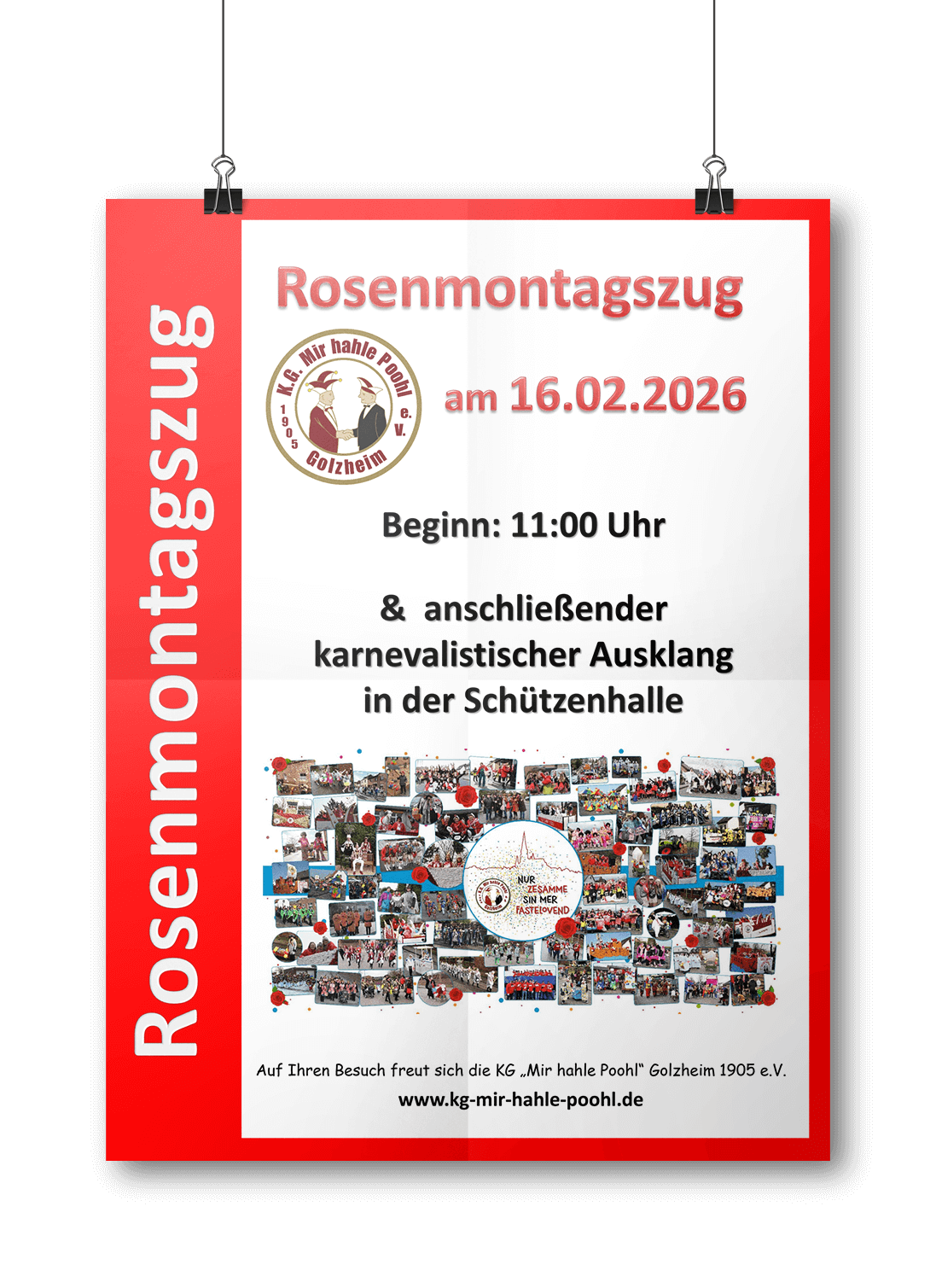 Rosenmontagszug - KG "Mir hahle Poohl" Golzheim 1905 e.V.